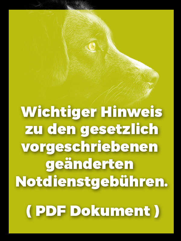 Kleintierparxis am Zingel Notdienstgebühren Kleintierparxis am Zingel Notdienstgebühren